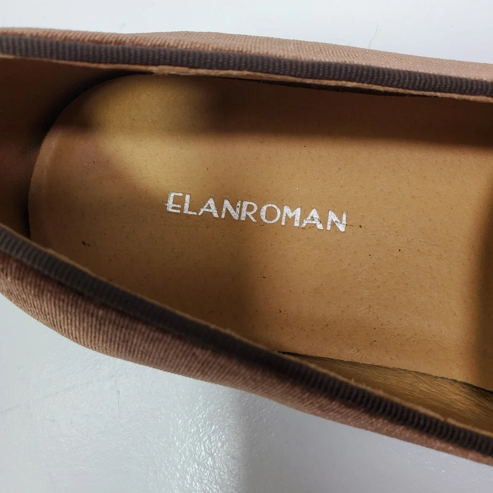 Elanroman‎ Men's Velvet Loafers Dress Wedding Party Prom Shoes Sz 12,12.5 (46)